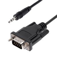 StarTech.com 9M351M-RS232-CABLE adaptador para cabos DB-9 3.5mm Preto