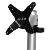 StarTech.com ARMPIVOT montagem e suporte para monitores 86,4 cm (34'') Secretária Preto, Prateado