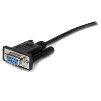 StarTech.com Cabo série DB9 RS232 directo preto de 2 m - M/F