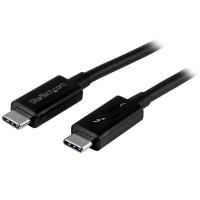 StarTech.com Cabo USB-C Thunderbolt 3 (40 Gbps) de 0,5 m - Compatível com Thunderbolt, USB e DisplayPort