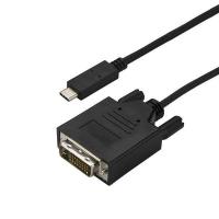 StarTech.com CDP2DVI3MBNL adaptador de cabo de vídeo 3 m USB Type-C DVI-D Preto