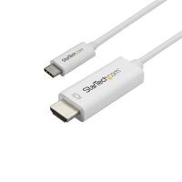 StarTech.com CDP2HD1MWNL adaptador de cabo de vídeo 1 m USB Type-C HDMI Type A (Standard) Branco