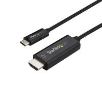 StarTech.com CDP2HD2MBNL adaptador de cabo de vídeo 2 m USB Type-C HDMI Preto