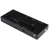 StarTech.com Comutador de vídeo automático HDMI de 2 portas - 4K com comutação rápida