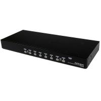 StarTech.com Comutador KVM USB PS/2 montado em Bastidor de 8 Portas com OSD