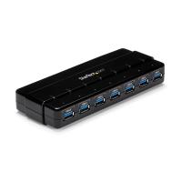 StarTech.com Concentrador USB 3.0 de 7 portas - computador de secretária