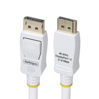 StarTech.com DP12-CABLE-6FTW cabo DisplayPort 1,8 m Branco