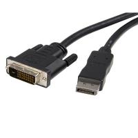 StarTech.com DP2DVIMM10 adaptador de cabo de vídeo 3 m DisplayPort DVI-D Preto
