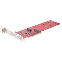 StarTech.com DUAL-M2-PCIE-CARD-B placa/adaptador de interface Interno M.2