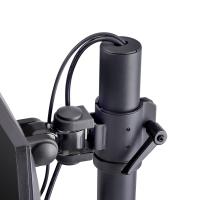 StarTech.com H2MPV-MONITOR-MOUNT montagem e suporte para monitores 124,5 cm (49'') Secretária Preto, ver imagem 5 de 10