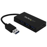 StarTech.com HB30A3A1CFB hub de interface USB 3.2 Gen 1 (3.1 Gen 1) Type-A 5000 Mbit/s Preto