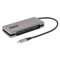 StarTech.com HB31CM1A3CB base & duplicador de portas Com fios USB 3.2 Gen 2 (3.1 Gen 2) Type-C Cinzento
