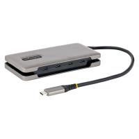 StarTech.com HB31CM4CPD3 base & duplicador de portas Com fios USB 3.2 Gen 2 (3.1 Gen 2) Type-C Cinzento