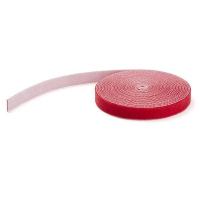 StarTech.com HKLP25RD tira para atar cabos Abraçadeira para cabos de velcro Nylon Vermelho 1 unidade(s)