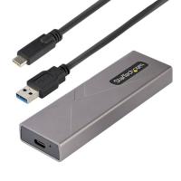 StarTech.com M2-USB-C-NVME-SATA Caixa para Discos Rígidos Compartimento SSD Cinzento M.2
