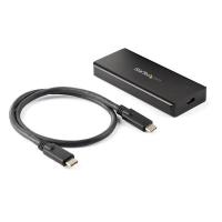 StarTech.com M2E1BRU31C Caixa para Discos Rígidos Compartimento SSD Preto M.2