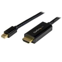 StarTech.com MDP2HDMM5MB adaptador de cabo de vídeo 5 m Mini DisplayPort HDMI Preto