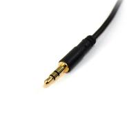 StarTech.com MU10MMS cabo de áudio 3 m 3.5mm Preto