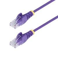StarTech.com N6PAT50CMPLS cabo de rede Roxo 0,5 m Cat6 U/UTP (UTP)