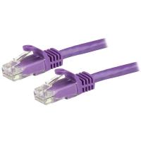 StarTech.com N6PATC15MPL cabo de rede Roxo 15 m Cat6 U/UTP (UTP)