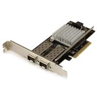 StarTech.com Placa de rede de fibra 10G de 2 portas com Open SFP+ - PCIe, Chip Intel