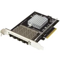 StarTech.com Placa de rede de servidor SFP+ de 4 portas - PCI Express - Chip Intel XL710
