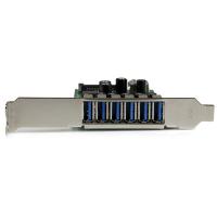 StarTech.com Placa USB 3.0 PCI Express de 7 portas - design de perfil normal e baixo perfil