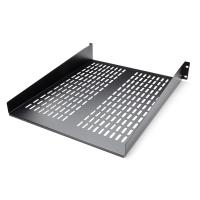 StarTech.com Prateleira 2U 22'' Ventilada para Montagem em Rack - Prateleira Fixa de Rack Servidor - 22 kg