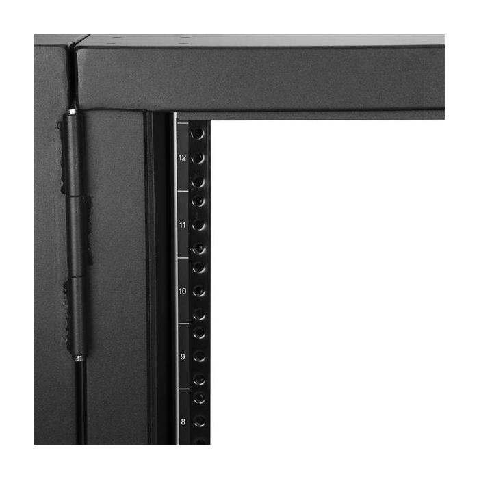 StarTech.com RK1224WALHM armário rack 12U Rack de pendurar na parede Preto — imagem 8 de 9
