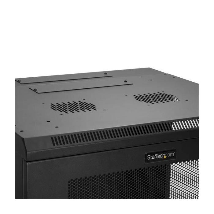 StarTech.com RK1224WALHM armário rack 12U Rack de pendurar na parede Preto — imagem 9 de 9