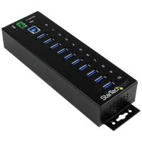 StarTech.com ST1030USBM hub de interface USB 3.2 Gen 1 (3.1 Gen 1) Type-B 5000 Mbit/s Preto