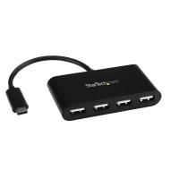 StarTech.com ST4200MINIC hub de interface USB 2.0 Type-C 480 Mbit/s Preto