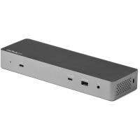 StarTech.com TB3CDK2DHUE base & duplicador de portas Com fios Thunderbolt 3 Preto, Cinzento