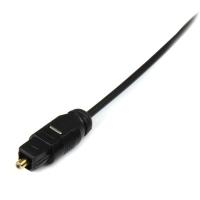 StarTech.com THINTOS15 cabo de áudio 4,6 m Toslink Preto