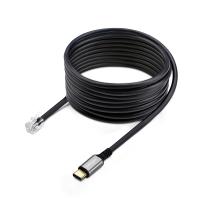 StarTech.com UR9-HEADSET-ADAPTER adaptador para cabos USB-C RJ-9 Preto