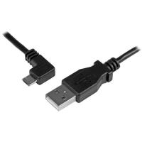 StarTech.com USBAUB50CMLA cabo USB USB 2.0 0,5 m USB A Micro-USB B Preto