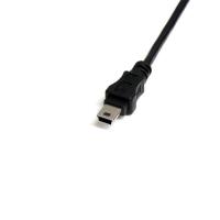 StarTech.com USBMUSBFM1 cabo USB 0,3 m USB A Mini-USB B Preto