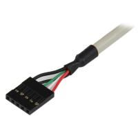 StarTech.com USBPLATE adaptador para cabos 2 x IDC 2 x USB A Prateado
