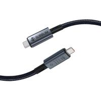 SUBBLIM SUBCAB-C24010 cabo USB USB4 Gen 3x2 1,5 m USB C Preto