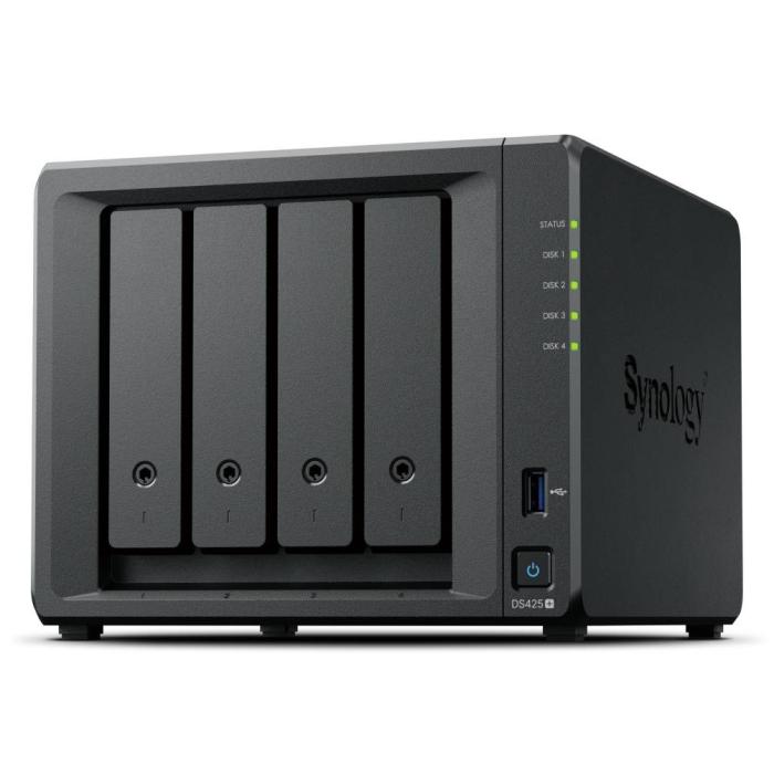 Synology DiskStation DS425+ servidor NAS e de armazenamento Intel® Celeron® J4125 2 GB DDR4 0 TB Preto — imagem 2 de 2