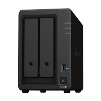 Synology DiskStation DS723+ servidor NAS e de armazenamento Tower Ryzen Embedded R1600 2 GB DDR4 DiskStation Manager Preto