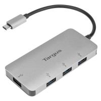 Targus ACH226EU hub de interface USB 3.2 Gen 1 (3.1 Gen 1) Type-C 5000 Mbit/s Prateado