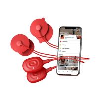 Theragun PowerDot 2.0 Duo electroestimulador muscular Unidade de eletrodos Vermelho