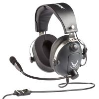Thrustmaster 4060196 auscultador Auscultadores Com fios Aviação/Controlo de tráfego aéreo Cinzento