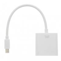 T'nB MIDPVGA adaptador de cabo de vídeo VGA (D-Sub) Mini DisplayPort Branco