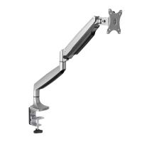 TooQ DB3032TNR-S montagem e suporte para monitores 81,3 cm (32'') Secretária Prateado