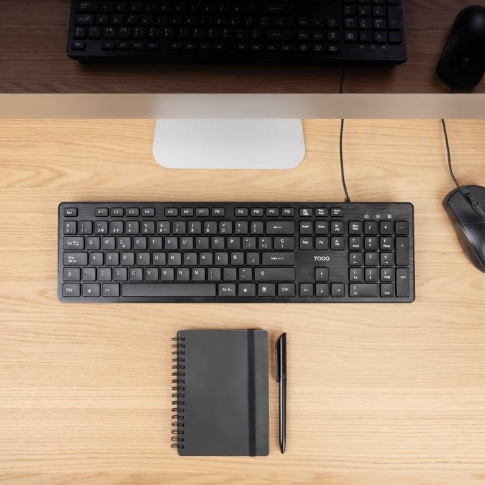 TooQ TQK-2003-B teclado Universal USB Preto — imagem 4 de 10