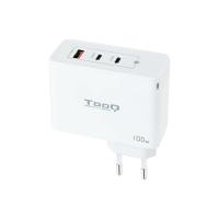 TooQ TQWC-GANQC2PD100W carregador de dispositivos móveis Universal Branco AC Interior