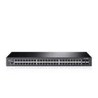 TP-Link T2600G-52TS(TL-SG3452) Gerido L2 Gigabit Ethernet (10/100/1000) 1U Preto