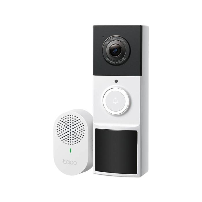 TP-Link Tapo Video Doorbell Camera Preto, Branco